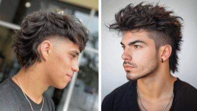 Burst Fade Mullet